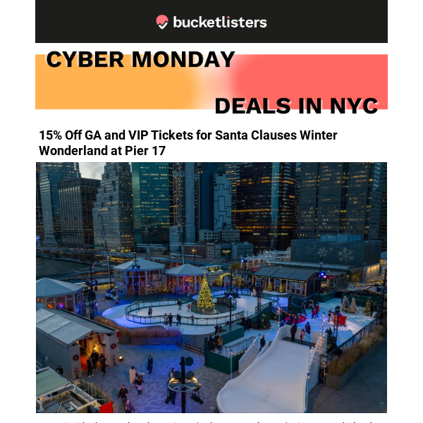 Last Chance 🛍 54% OFF NYC Experiences Ends Today!