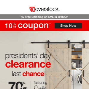 Hurry for 10% off Last Chance Clearance Prices! ✨Celebrate & Save This Presidents’ Day✨