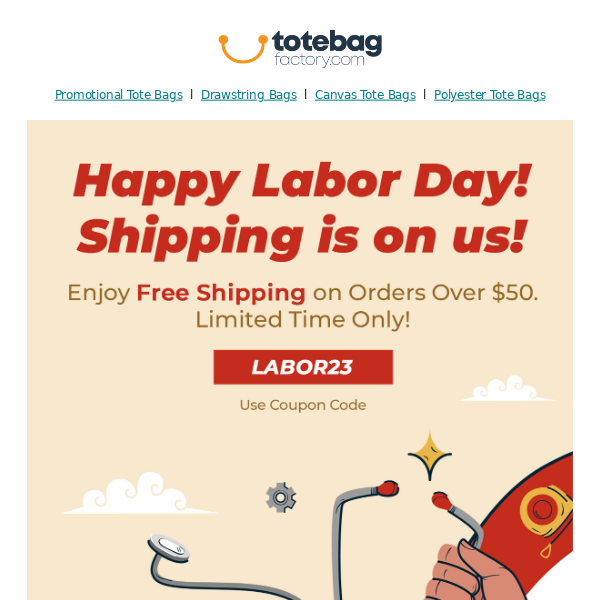 ✊ Happy Labor Day | Get Free Shipping Today!