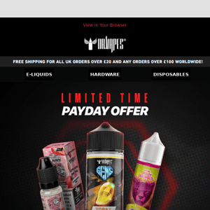 Celebrate Payday with Dr. Vapes!