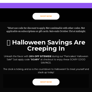 👻 Spooky Savings Await - 20% Off Now!