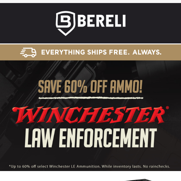👏 Save Big on Winchester Range LE Ammo