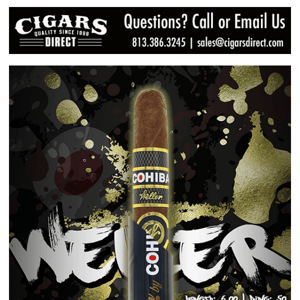NEW! Weller by Cohiba with Bourbon Aged Binder IN STOCK!