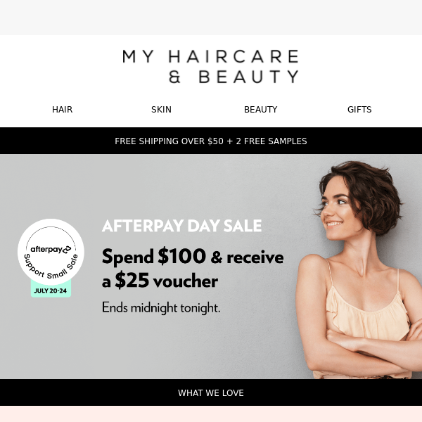 Afterpay Day Sale Ends Midnight Tonight!