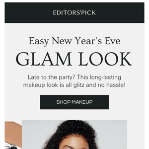 Easy glam for your NYE party 🪩
