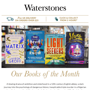 Our Books Of The Month For July