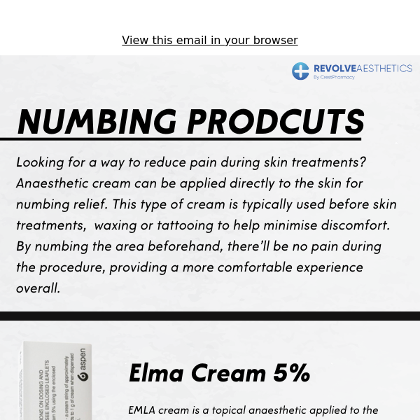 Reduce Pain During Treatment with Our Numbing Creams!✨