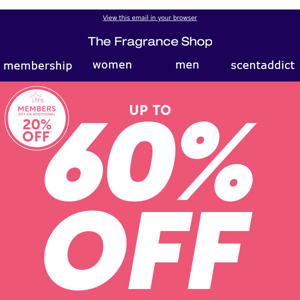 Up to 60% off