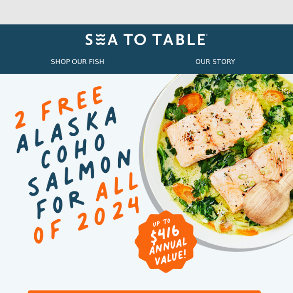 Get $416 Worth of Coho Salmon Free Until Midnight