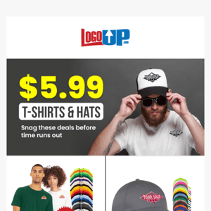 $5.99 T-Shirts & Hats