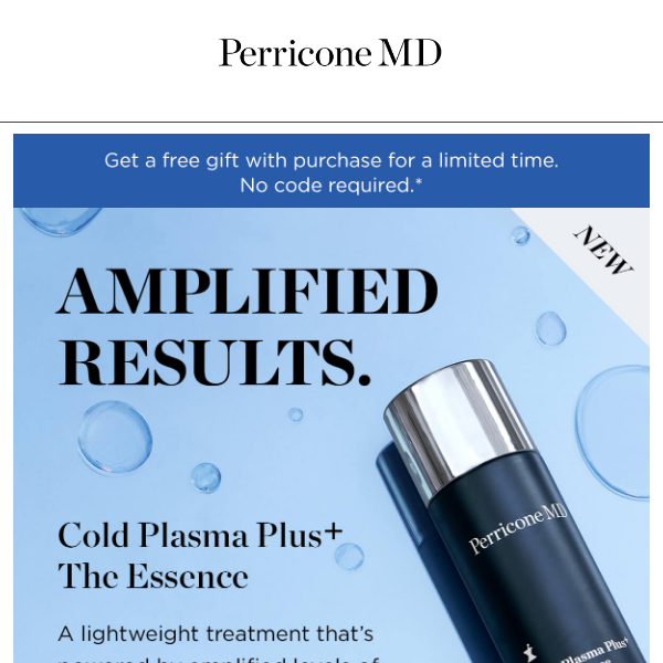 Balanced skin and a gift with purchase.