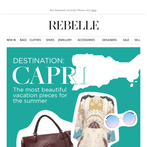 Vacation pieces for the summer: Capri Edition