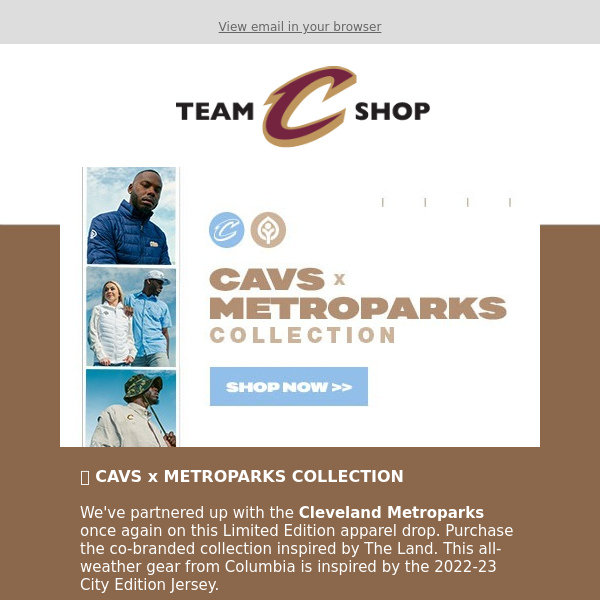 Cleveland Cavaliers unveil City Edition uniforms inspired by the Cleveland  Metroparks 