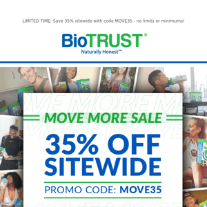 Get Moving & Motivated with 35% OFF