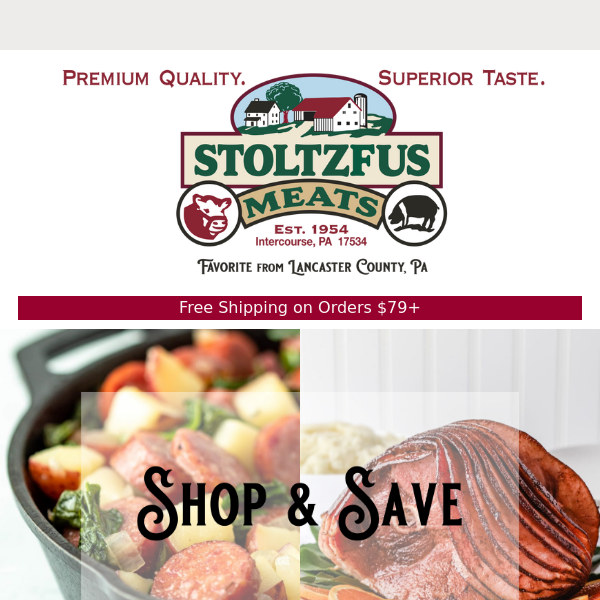 Weekend special: 10% off smoked kielbasa and more!