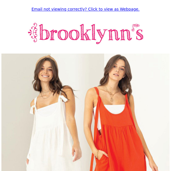 Don't miss out on these NEW arrivals! Shop in-store or online at www.brooklynns.com.