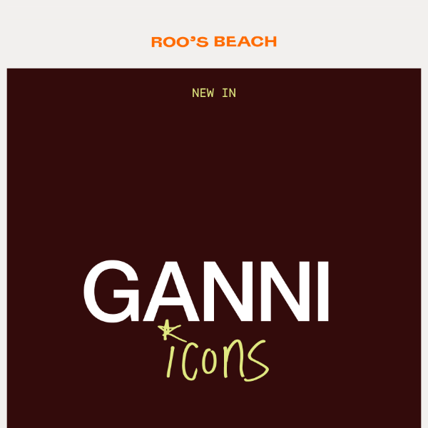 NEW IN | GANNI ICONS