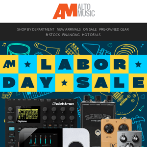 Labor Day Weekend Deals Final Days! Interfaces, Mics, Pedals & more!