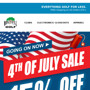 🇺🇸 4th of JULY SALE -- SAVE 15% Today!