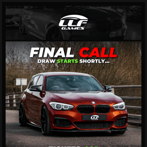 FINAL CALL 🏁 Stunning 400bhp+ BMW M140i Live Draw in 2hr 59mins