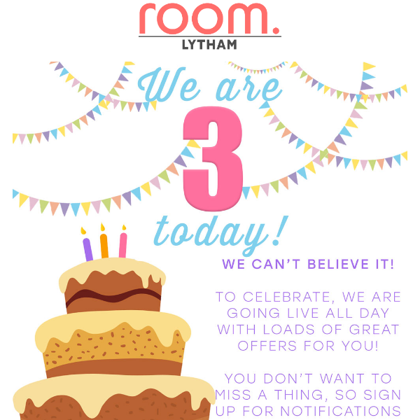 WE ARE 3!!!🎉🎉 Come and celebrate with us!!