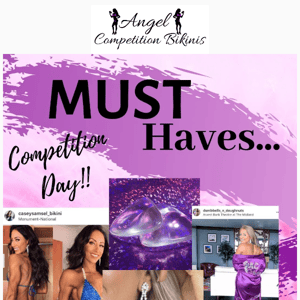 Be Prepared on Show Day Angel Competition Bikinis! 💜