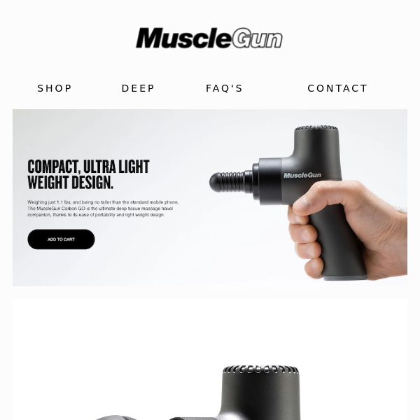 It's GO Time!! MuscleGun GO's are Back in Stock