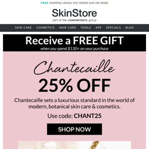 Private Sale: 25% OFF Chantecaille🌸