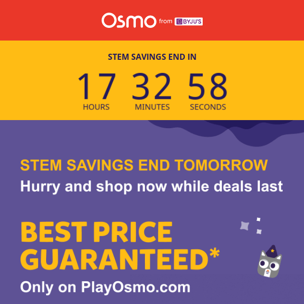 ⚠️ End today: 50% off STEM Week Sale. Shop now!