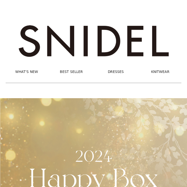 2024 HAPPY BOX Pre-Order Now Open! 🎉 - Snidel