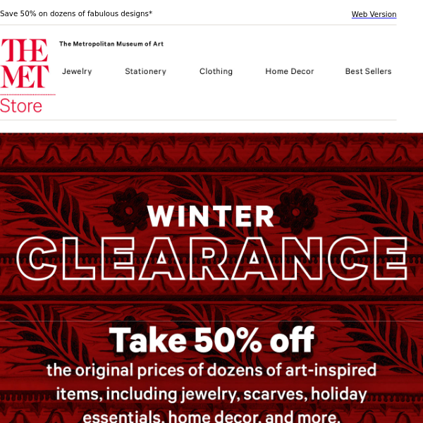 Winter Clearance Starts NOW!