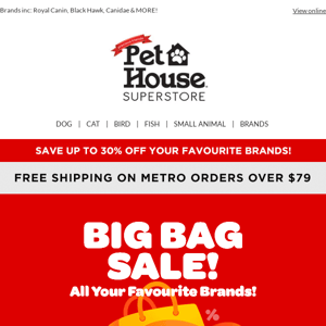 Bigger is Better! Big Bag Sale on NOW!