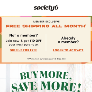 Starts Now: Buy More, SAVE Up to $40!