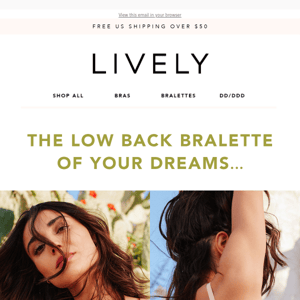 The Low Back Bralette Is Coming (+ Early Access Surprise)