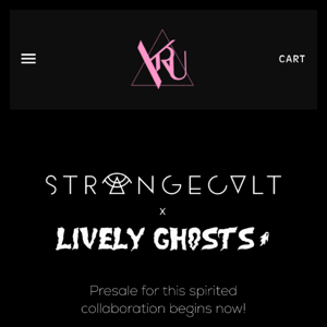 👻 LIVELY GHOSTS x STRANGE CVLT 🖤 Pre-Sale begins Today!