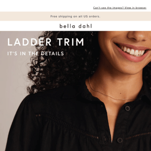 It's in the Details: Ladder Trim