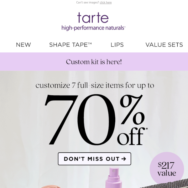 7 for $67. You EARNED it! - Tarte Cosmetics