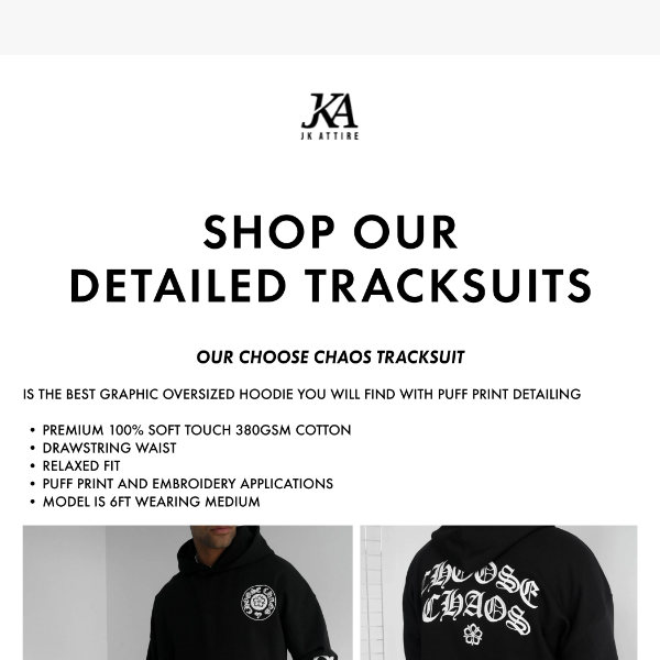 WE JUST DROPPED NEW TRACKSUIT 👊