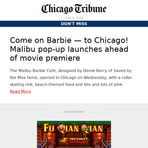 Come on Barbie — to Chicago! Malibu pop-up launches ahead of movie premiere