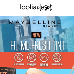 NEW Product Alert!!🍊✨Discover the NEW Maybelline Fit Me Fresh Tint that is now EXCLUSIVELY available on Loolia Closet for your PRE-ORDERS!!😎Pass the note!📝Fit Me Fresh Tint will be your new fave!🧡