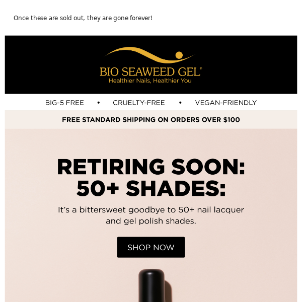Retiring Shades: Get Them While You Can!