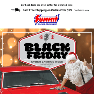 Shop The Summit Racing Black Friday Sale!