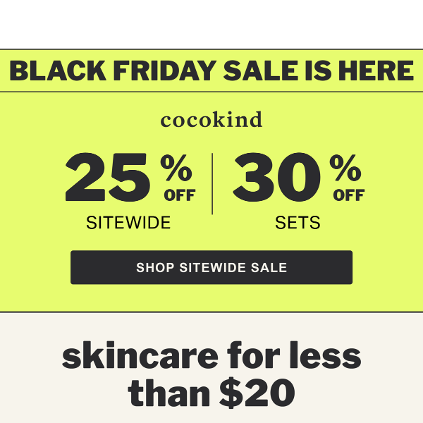 RE: your faves are 25% off