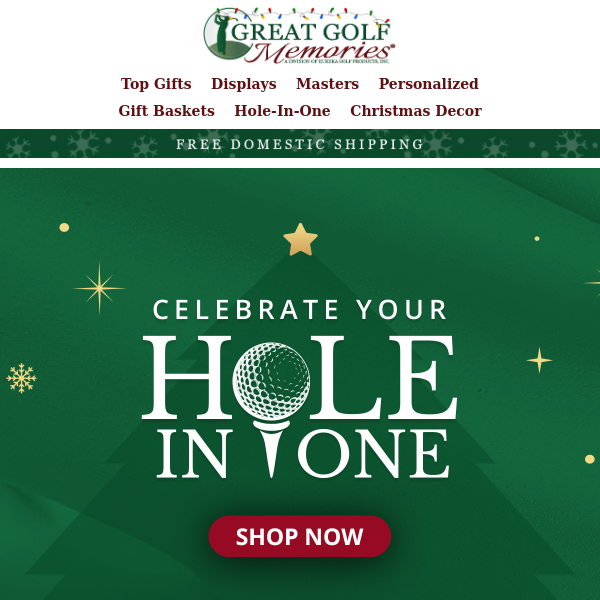 Have a Hole-In-One Golfer on Your Holiday List?