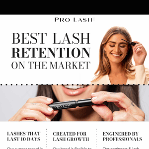 BEST LASH RETENTION ON THE MARKET 🤩