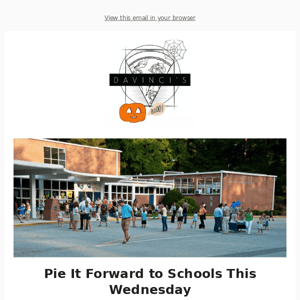Pie It Forward To Community Schools This Wednesday