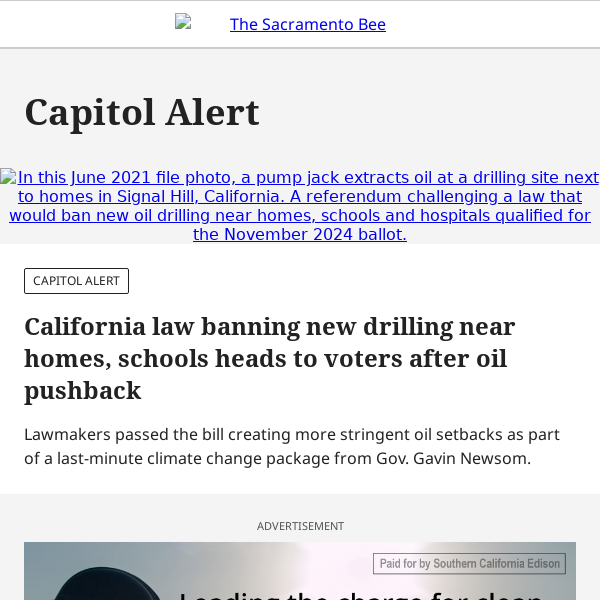 California law banning new drilling near homes, schools heads to voters after oil pushback