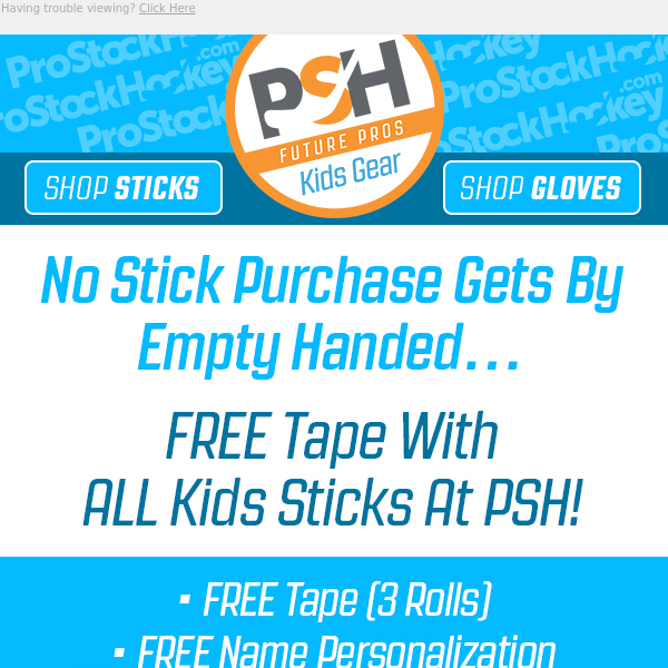 Top Hockey Sticks for Kids - Free Tape & Personalization! 🔥