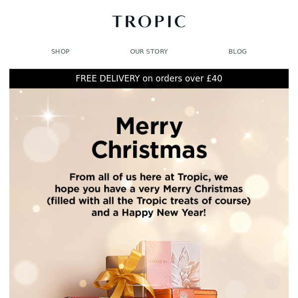 Merry Christmas, Tropic ! 🎄✨