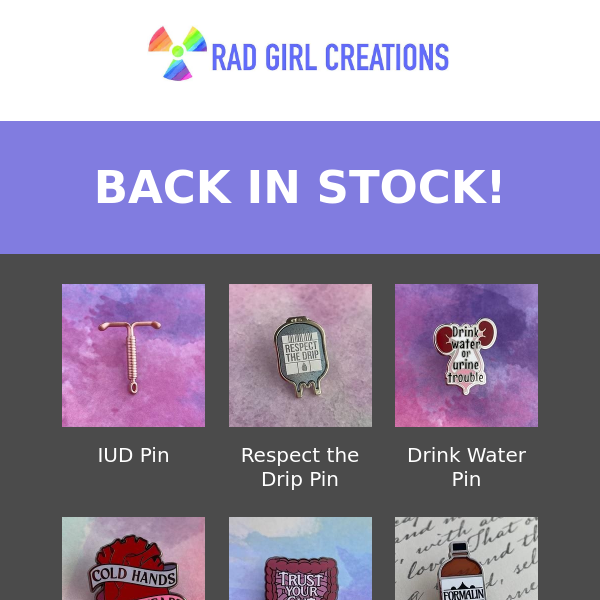 Transform your Rad Girl enamel pins into magnets! - Rad Girl Creations